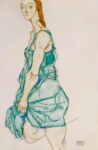 Aufrecht stehende Frau, 1912