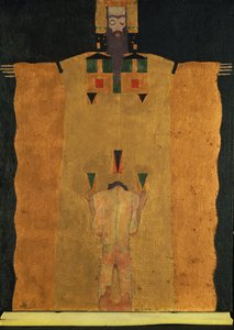 Vor Gottvater knieender Jüngling, 1908