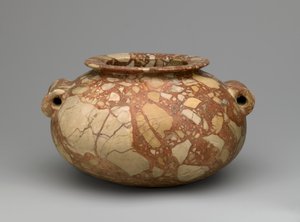 Krug mit Röhrengriffen, ca. 3600-3000 v. Chr. von Egyptian