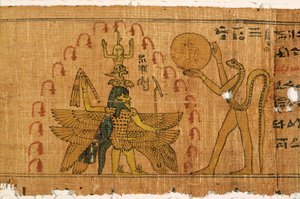 Magischer Papyrus, Spätzeit, Ptolemäische Periode (332-30 v. Chr.) von Egyptian