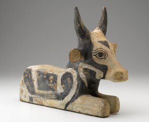 Liegender Stier, 305-30 v. Chr.