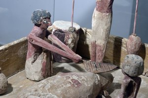 Detail aus Modell einer Metzgerei, Ägypten, ca. 2000-1700 v. Chr.