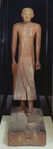 Statuette von Nakhti, Kanzler während der Herrschaft von Sesostris I (ca. 1956-ca. 1911 v. Chr.) aus Assiut, Mittleres Reich, ca. 1934-1898 v. Chr.
