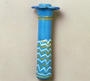 Palmensäulen-Kohlflasche, aus Amarna, Neues Reich (Detail)