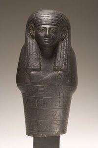 Shabti-Figur für Amenemhat, Neues Reich (Diorit)
