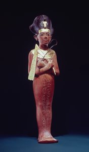 Shabti-Figur des Königs aus dem Grab von Tutanchamun (ca. 1370-1352 v. Chr.) Neues Reich von Egyptian 18th Dynasty