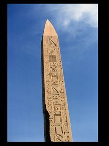 Der Obelisk von Tuthmosis I. (1504-1492 v. Chr.) im Großen Tempel von Amun, Karnak-Tempel, Neues Reich