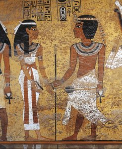 Tutanchamun und seine Königin, Grab von Tutanchamun, Luxor, Ägypten