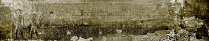 Ägyptische Antiquität: Liste der Könige von Abydos. Tempel von Sethi I von Egyptian 19th Dynasty