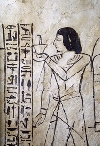 Bild des Totenbuchs, Grab von Nakhtmin, Abusir, Ägypten, ägyptische Zivilisation, Neues Reich, Dynastie XIX von Egyptian 19th Dynasty