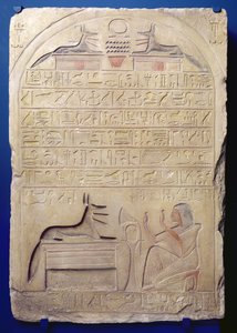 Stele des Generals Kasa, Neues Reich, ca. 1294-1279 v. Chr.