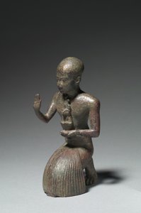 Statuette eines knienden Priesters, 1186-1069 v. Chr. von Egyptian 20th Dynasty
