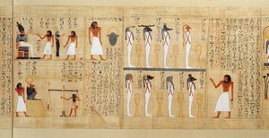 Mythologisches Papyrus von Imenemsaouf, Dritte Zwischenzeit (Detail)