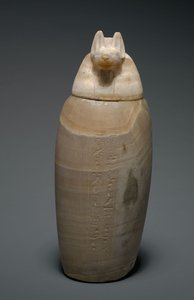 Kanopenkrug mit Schakalkopf, 664-525 v. Chr.