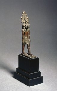 Figur von Harsaphes, einer widderköpfigen Gottheit, Spätzeit, ca. 600 v. Chr.