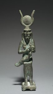 Statuette von Isis und Horus, 664-30 v. Chr. von Egyptian 26th Dynasty