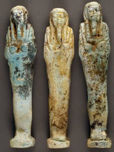 Uschebti (kleine Statuen), Grab von Ba Disit, Grab des Gouverneurs, Scheich Souby, Bahariya-Oase, Gizeh, Ägypten. Ägyptische Zivilisation, 26. Dynastie (663-525 v. Chr.)