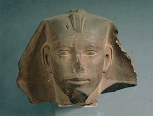 Kopf von König Djedefre, aus Abu Roash, Altes Reich, ca. 2565-2558 v. Chr.
