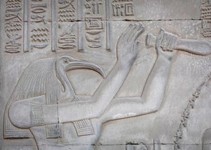 Thot, Kom Ombo Tempel (Relief)