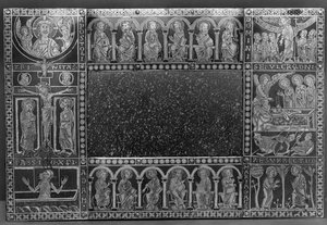 Tragbarer Altar des Heiligen Mauritius von Eilbertus of Cologne (fl.1129 60)