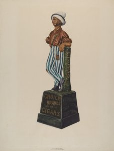Zigarrenladenfigur von Einar Heiberg
