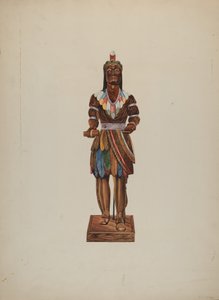 Indianer im Zigarrengeschäft