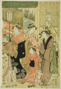Gute und böse Einflüsse (Zendama akudama) von Eishōsai Chōki