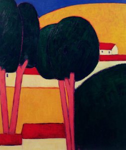 Provenzalischer Bauernhof, 1997 von Eithne Contemporary Artist Donne