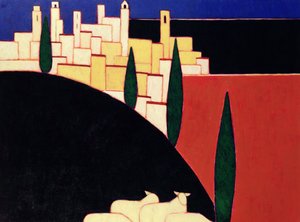San Gimignano mit Schafen, 1999