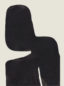 Fette kurvilineare Form