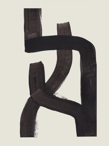Fette ineinandergreifende Linien