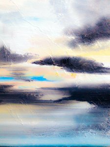Dramatische Abstrakte Meereslandschaft