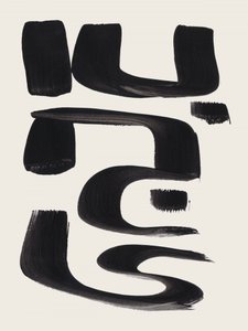 Minimalistische schwarze Gesten
