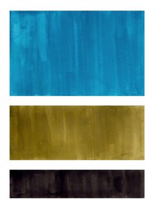 Gemalte blau-goldene Blöcke