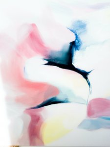 Rosa-Blauer Ätherischer Fluss von Ejaaz Haniff