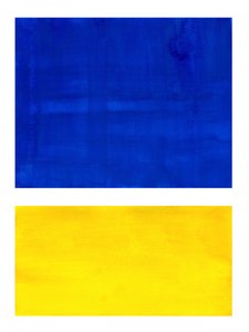Lebhaftes Blau Gelb