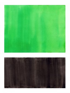 Lebhaftes Grün-Schwarz-Abstrakt von Ejaaz Haniff