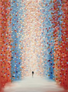 Romantischer Weg zum Licht