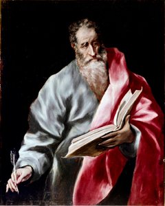 Apostolat der Kathedrale von Toledo: „Heiliger Matthäus“ Gemälde von Domenikos Theotokopoulos genannt El Greco (1541-1614) 1602-1605 von El Greco