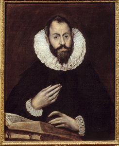 Männerporträt. Gemälde von Domenikos Theotokopoulos genannt El Greco, circa 1600-1610 von El Greco
