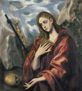Maria Magdalena in Buße. 1585-1590