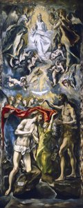 Die Taufe Christi von El Greco