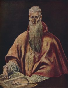 Der Heilige Hieronymus als Kardinal, ca. 1590-1600, 1938 von El Greco