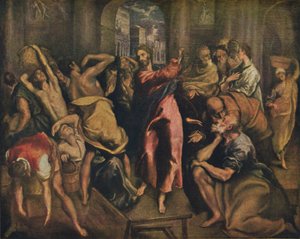 Die Tempelreinigung, ca. 1570