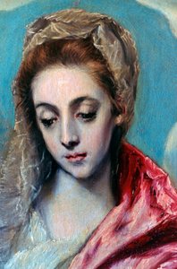 Heilige Familie mit der hl. Anna (Detail), ca. 1590-1595 von El Greco