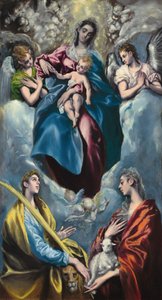 Madonna und Kind mit den Heiligen Martina und Agnes