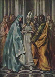 Mariae Verlobnis, Die Verlobung der Jungfrau, um 1600-1614, 1938 von El Greco