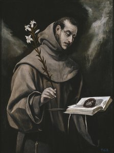 Heiliger Antonius von Padua, ca. 1580 von El Greco