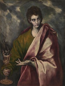 Heiliger Johannes der Evangelist, ca. 1605 von El Greco