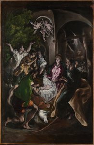 Die Anbetung der Hirten, ca. 1605-10 von El Greco